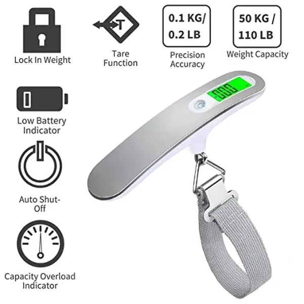 Silver_And_Black_Toughened_Structural_Abs_Frame_And_Reinforced_Nylon_Webbing_Strap_Digital_Luggage_Scale_For_Travelers,_Business_Professionals,_E-Commerce_Sellers
