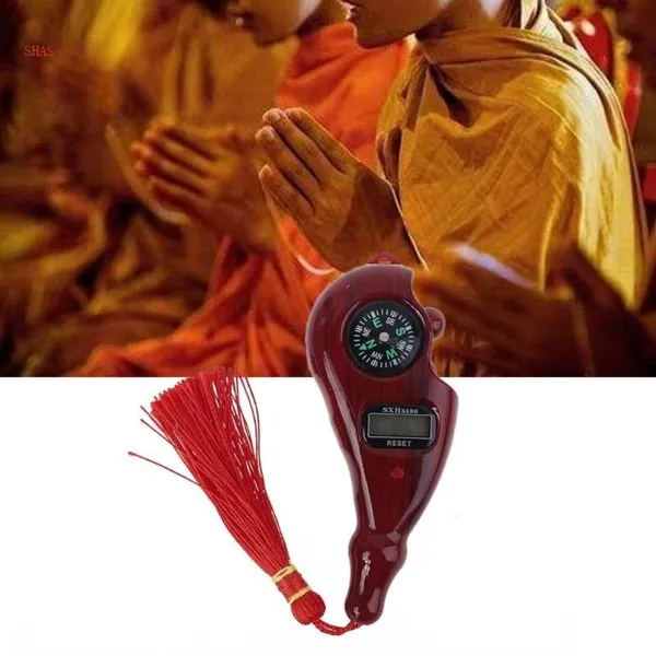Flagged_Durable_Abs_Plastic_Frame_And_Polyester_Fiber_Tassel_Digital_Compass_Keychain_Multitool_For_Hiking,_Trekking,_Camping,_Outdoor_Adventures_Pack_Of_2