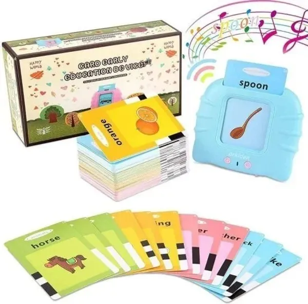 Multicolor_Tough_Abs_Plastic_Card_Reader_And_Laminated_Glossy_Cardboard_Cards_Educational_Toy_Set_For_Toddlers_And_Preschool-Aged_Children