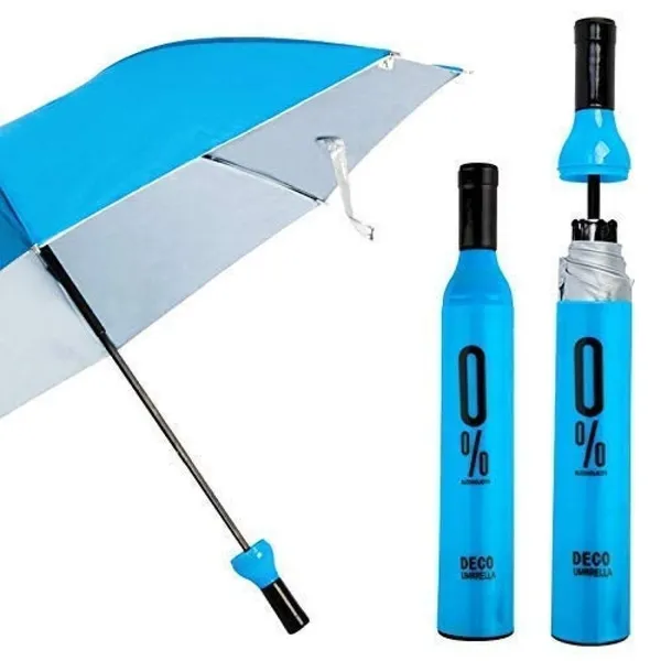 Multicolor_210T_Waterproof_Pongee_Fabric,_Steel_Shaft_And_Abs_Plastic_Capsule_Case_Folding_Umbrella_For_Daily_Commutes,_Travel,_And_Outdoor_Activities