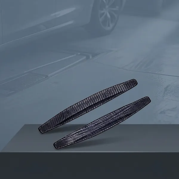 Black_Flexible_Carbon-Fiber_Textured_Polyurethane_Rubberized_Pvc_Bumper_Protector_Guard_Strips_For_Car_Owners,_Bumper_Protection_Pack_Of_2