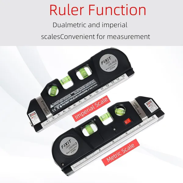 Black_Impact-Resistant_Abs_Structural_Shell_And_Aluminum_Alloy_Base_Guide_Multipurpose_Laser_Level_With_Tape_Measure_And_Spirit_Level_For_Homeowners,_Diy_Enthusiasts,_Contractors,_And_Professionals