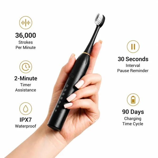 Multicolor_Ipx7_Waterproof_Abs_Plastic_Body_And_Soft_Dupont_Nylon_Bristles_Electric_Toothbrush_For_Adults,_Sensitive_Teeth,_Braces_Users