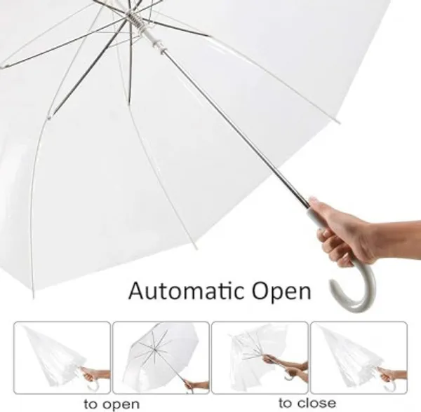 Transparent_Waterproof_Poe_Pvc_Canopy,_Fiberglass_Ribs_And_Plastic_J-Handle_Transparent_Umbrella_For_All_Age_Groups