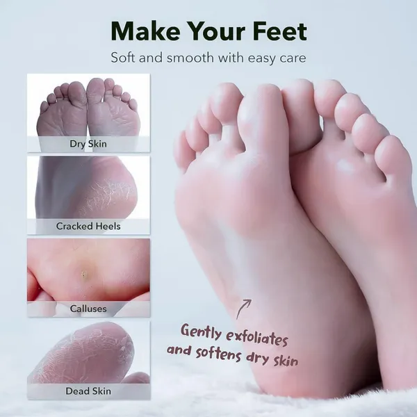 Multicolor_Double-Layer_Pe/Non-Woven_Bootie_Shell_And_Fluid_Active_Essence_Foot_Mask_/_Peel_For_Men_And_Women_Pack_Of_3
