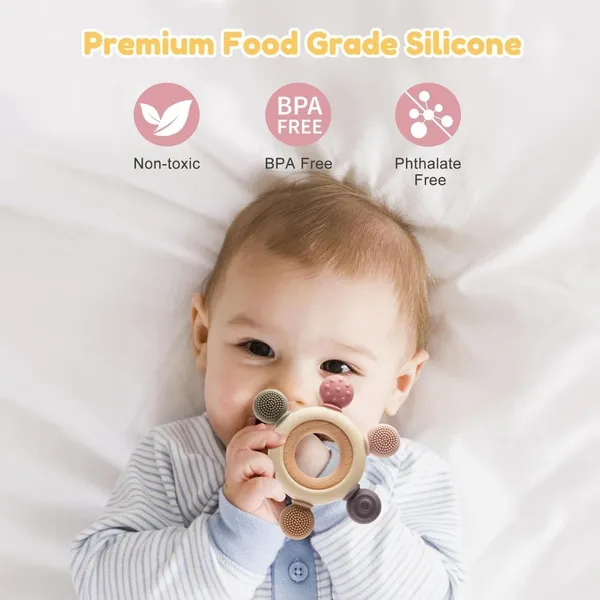 Multicolor_Natural_Sustainable_Beech_Wood_And_Food-Grade_Silicone_Sensory_Teething_Ring_For_Baby_Teether_Pack_Of_2