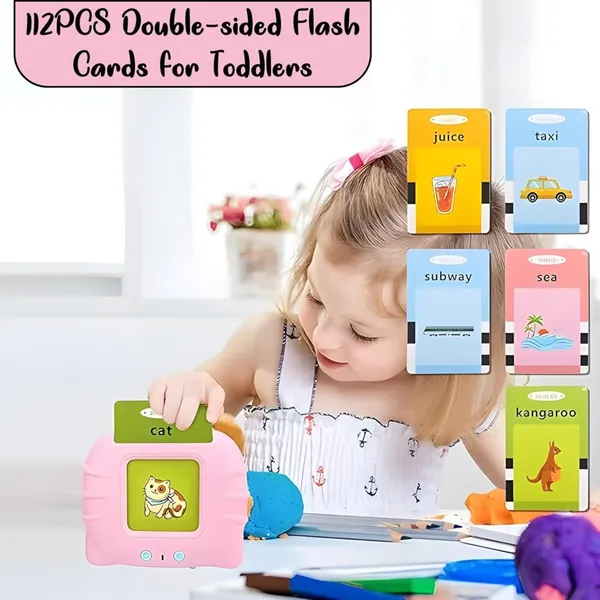 Multicolor_Tough_Abs_Plastic_Card_Reader_And_Laminated_Glossy_Cardboard_Cards_Educational_Toy_Set_For_Toddlers_And_Preschool-Aged_Children