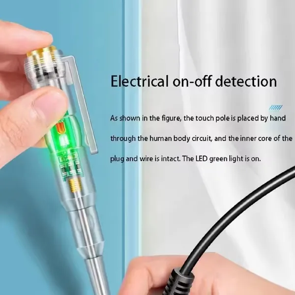 Multicolor_Crystal_As_Insulated_Plastic_Shell_And_Hardened_Carbon_Steel_Probe_Electric_Voltage_Tester_With_Led_Indicator_For_Home_Electrical_Maintenance,_Professional_Electrician_Work,_Testing_Power_Outlets_And_Switches_Pack_Of_5