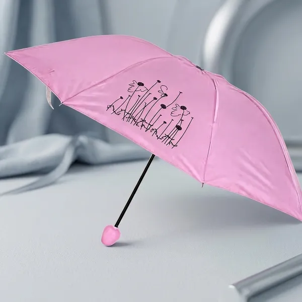 Flagged_210T_Waterproof_Pongee_Fabric,_Steel_Ribs_And_Abs_Handle_Umbrella_For_Women,_Daily_Commutes,_Outdoor_Activities