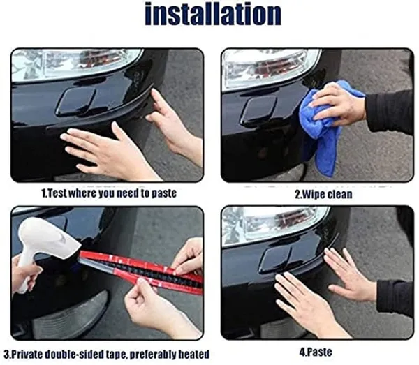 Black_Flexible_Carbon-Fiber_Textured_Polyurethane_Rubberized_Pvc_Bumper_Protector_Guard_Strips_For_Car_Owners,_Bumper_Protection_Pack_Of_2