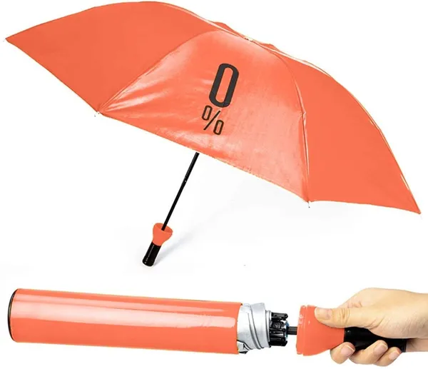Multicolor_210T_Waterproof_Pongee_Fabric,_Steel_Shaft_And_Abs_Plastic_Capsule_Case_Folding_Umbrella_For_Daily_Commutes,_Travel,_And_Outdoor_Activities
