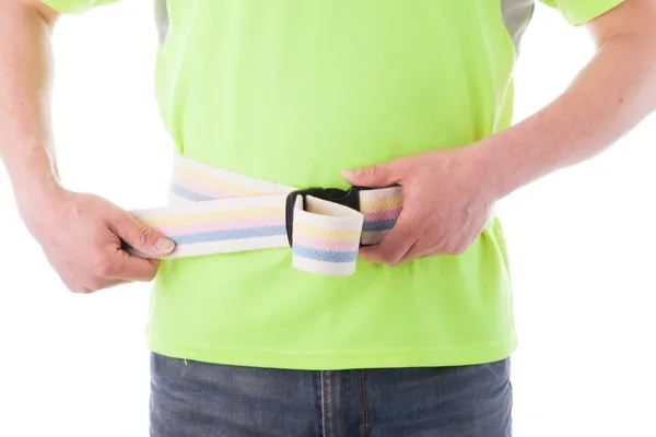 Gait_Belt_Transfer_And_Walking_Assistance_With_PAD_and_Quick_Release_Buckle_For_Caregiver_Nurse_Therapist_2_Inches_x_8_Feet_Mulligan_Mobilization_Belt_Gait_Belt_Used_In_Physiotherapy
