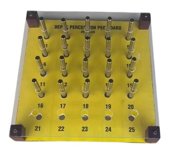 Depth_Perception_Peg_Board,_Eye_Hand_Co_Ordination,_25_Holes_with_20_SS_Pins_10x100_MM