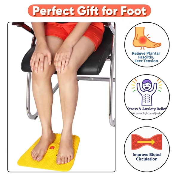 Acupressure_Mat_For_Foot_Magnetic_Pyramidal_Foot_Power_Mat,_Acupuncture_Stress_Reliever_Plate_Therapy_For_Pain_Relief_,Blood_Circulation_Health_Care_Heel_Knee_Leg_Sciatica_Massager_Yellow_Pack_Of_2