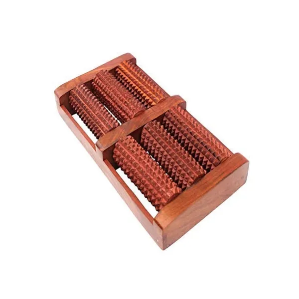 Foot_Massager_Wooden_With_6_Rollers,_Designed_For_Stress_Relief_Acupressure_Therapy_Enhances_Blood_Circulation_Relieves_Foot_Pain_And_Provides_Deep_Relaxation_For_Home_And_Office_Use