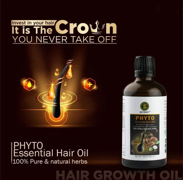 DEVDOOT_USDA_Organic_100%_Pure_&_Natural_Cold_Pressed_Unrefined_Oil,_6_Essensial_Oil_for_All_Type_Hair_|Jojoba_&_Olive_Oil_-_100ml