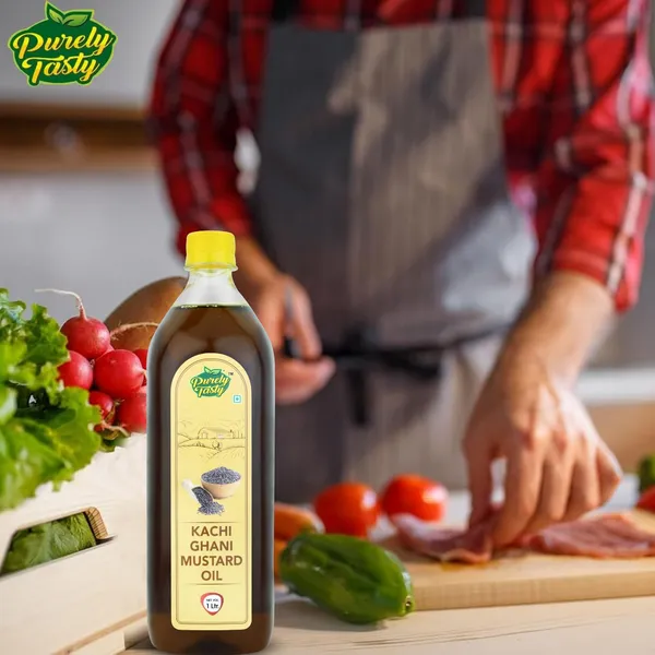 Kachi_Ghani_Mustard_Oil_|_Cold-Pressed_Unrefined_Mustard_Oil_for_Cooking,_Pickling_&_Raw_Consumption_|_Sarso_ka_Tel_|_Rich_Aroma_&_Flavour,_1_Liter