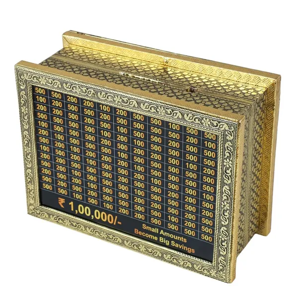 Golden_Metallic_Savings_Bank_Box_with_Rupee_Denominations