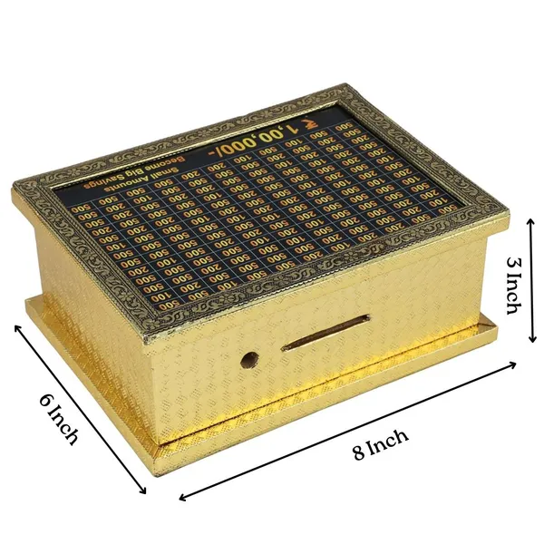 Golden_Metallic_Savings_Bank_Box_with_Rupee_Denominations