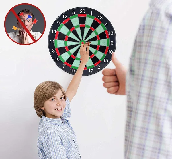 High_Trusted_Durable_15_Inch_Wide_With_6_Magnetic_Darts_Safe_Dartboard_Target_Board_Game_Set_Magnetic_Dart_Board_Kit_Set_For_Indoor_And_Outdoor_Multicolor
