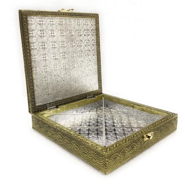 Decorative_Empty_Dry_Fruit_Box_Wooden_Dry_Fruit_Box_Sweets_Box_Oxidized_Dry_Fruit_Box_Gift_Box_Mukhwash_Box_Sopari_Box_4_Section_Box_Golden_Elephant