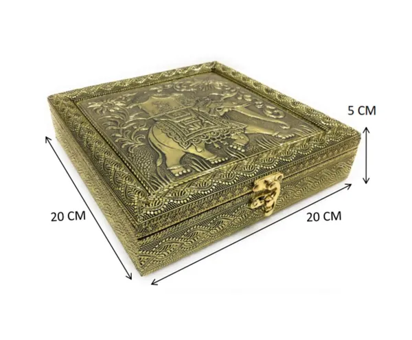 Decorative_Empty_Dry_Fruit_Box_Wooden_Dry_Fruit_Box_Sweets_Box_Oxidized_Dry_Fruit_Box_Gift_Box_Mukhwash_Box_Sopari_Box_4_Section_Box_Golden_Elephant