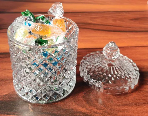 Crystal_Glass_Candy_Jar_With_Lid_Decorative_Jar_Small_Jewellery_Box_Pickle_Spice_Food_Storage_Containers_Cotton_Swab_Cookie_Jars_Decor_For_Bathroom_Pantry_Kitchen_Pack_Of_2