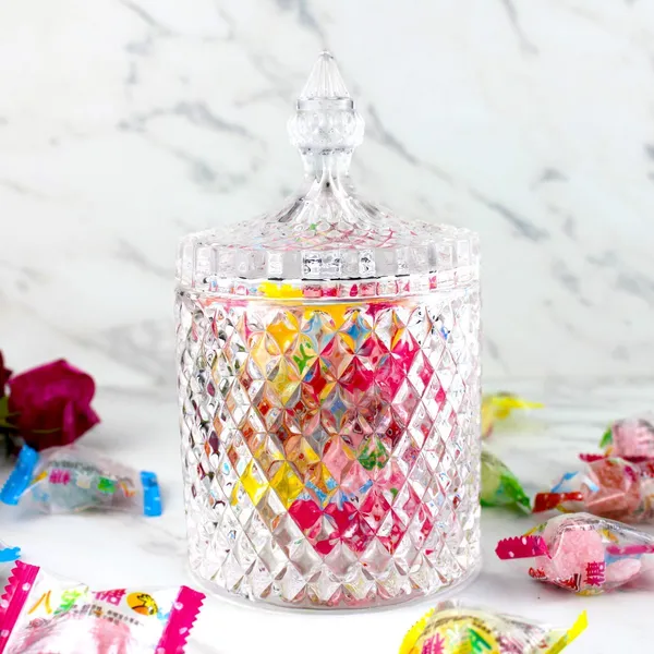 Crystal_Glass_Candy_Jar_With_Lid_Decorative_Jar_Small_Jewellery_Box_Pickle_Spice_Food_Storage_Containers_Cotton_Swab_Cookie_Jars_Decor_For_Bathroom_Pantry_Kitchen_Pack_Of_2