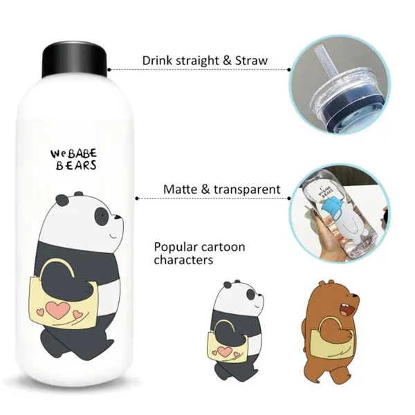 Plastic_Cute_Bear_Straw_Portable_Sports_Water_Bottle_Girls_Gift_Drinking_Frosted_3_Kitchen_Dining_Bar_Drink_Containers_Thermoses_Drink_Containers_Thermoses_1000_Ml_1_White