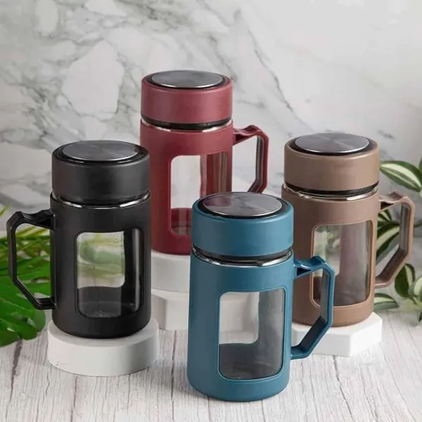 Glass_Travel_And_Storage_Mug_500_Ml_1_Piece_With_Plastic_Lid_And_Plastic_Protected_Body_Office_Mug_Travel_Cup_Storage_Dry_Food_Coffee_Tea_Sugar_Cookie_Snack_Random_Color_Pack_Of_2