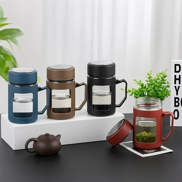 Glass_Travel_And_Storage_Mug_500_Ml_1_Piece_With_Plastic_Lid_And_Plastic_Protected_Body_Office_Mug_Travel_Cup_Storage_Dry_Food_Coffee_Tea_Sugar_Cookie_Snack_Random_Color_Pack_Of_2