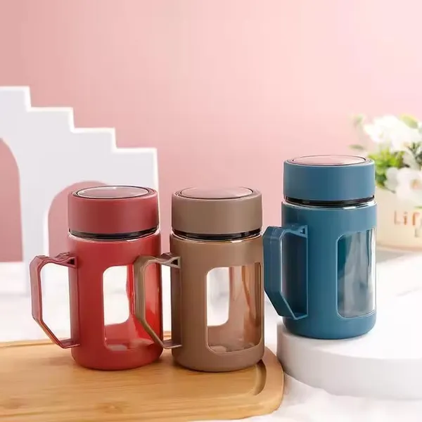 Glass_Travel_And_Storage_Mug_500_Ml_1_Piece_With_Plastic_Lid_And_Plastic_Protected_Body_Office_Mug_Travel_Cup_Storage_Dry_Food_Coffee_Tea_Sugar_Cookie_Snack_Random_Color_Pack_Of_2