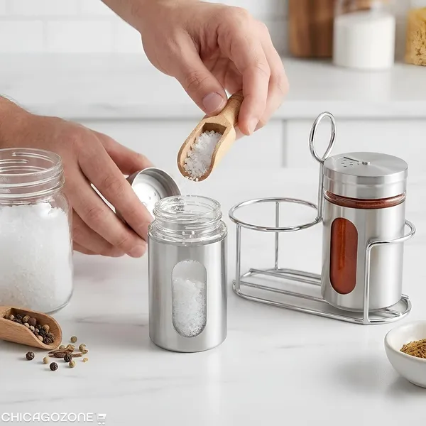 Spice_Jar_Set_Of_2_Stainless_Steel_Glass_Pepper_Shaker_Bottle_Stainless_Steel_Jumbo_Plain_Mukhvas_Box_Glass_Salt_Pepper_Shaker_Container_Multicolor_Dispenser_Lid_Kitchen_Storage_Organizer_Pack_Of_2
