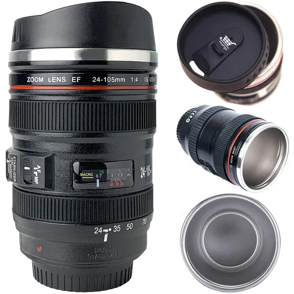 Steel_And_Plastic_Camera_Lens_Shaped_Coffee_Mug_Black