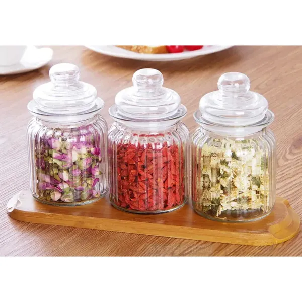 Pop_Jar_Round_350ml_3_Pcs_Set_Glass_Storage_Jar_With_Lid_Airtight_Kitchen_Container_Set_For_Snacks_Cookies_Dry_Fruits_Spices_Transparent_Glass_Jar_Set_Pack_Of_3