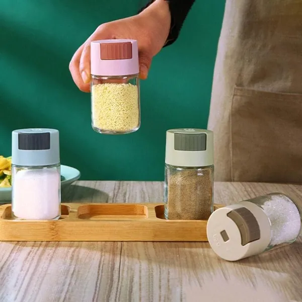 Spice_Storage_Bottle_100ml_Transparent_Glass_Salt_Sprinkler_Shaker_Clear_Kitchen_Container_Press_Lid_Airtight_Silicone_Seal_Masala_Pepper_Oregano_Seasoning_Jar_Dining_Table_Use_2_Pcs_Pack_Of_2