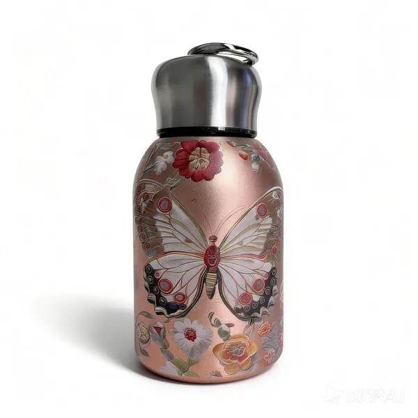 Butterfly_Mini_Water_Bottle_300ml_Small_Portable_Stainless_Steel_Vacuum_Insulated_Tumbler_Cup_For_Boys_Girls_School_Office_Double_Wall_Leakproof_Hot_Cold_Thermal_Flask