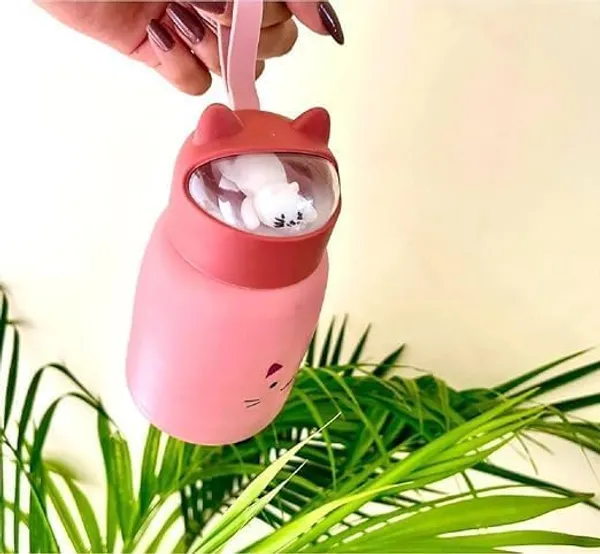 Cute_Cat_Kids_Glass_Water_Bottle_360ml_Cartoon_Printed_Double_Layer_Heatproof_Leakproof_Portable_Travel_Mug_With_Cover_For_Tea_Coffee_Water_School_Office_Pack_Of_1