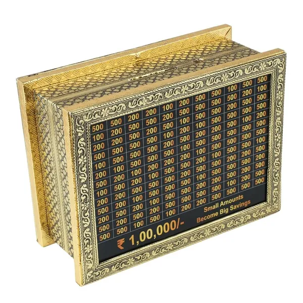 Akshar_Ent_Gold_Wooden_Money_Saving_Box_Savings_Challenge_1_00_000_Goal_Piggy_Bank