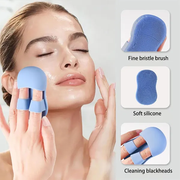 Silicone_Face_Cleansing_Brush_Pad_With_Finger_Grip_Blue_Soft_Facial_Cleansing_Scrubber_For_Deep_Cleaning_Exfoliating_Makeup_Removal_Skin_Care_Reusable_Face_Wash_Brush_For_Men_Women