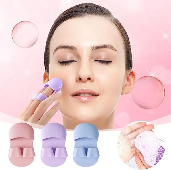 Silicone_Face_Cleansing_Brush_Pad_With_Finger_Grip_Blue_Soft_Facial_Cleansing_Scrubber_For_Deep_Cleaning_Exfoliating_Makeup_Removal_Skin_Care_Reusable_Face_Wash_Brush_For_Men_Women