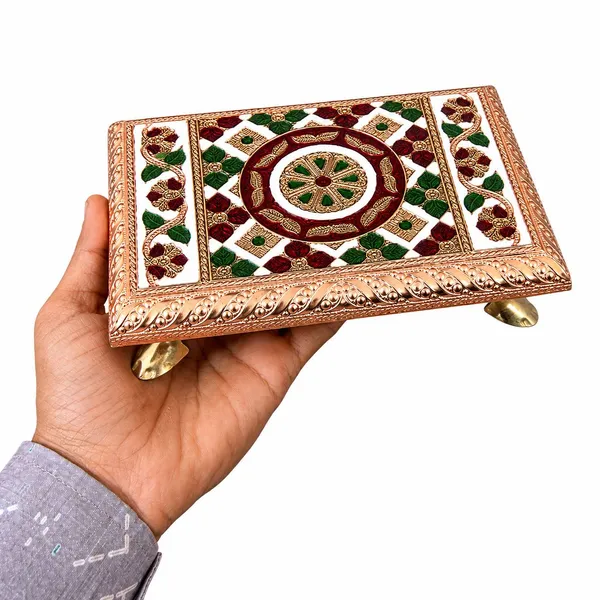 Multicolour_Meenakari_Work_Decorative_Dry_Fruit_Box_with_Brass_Legs