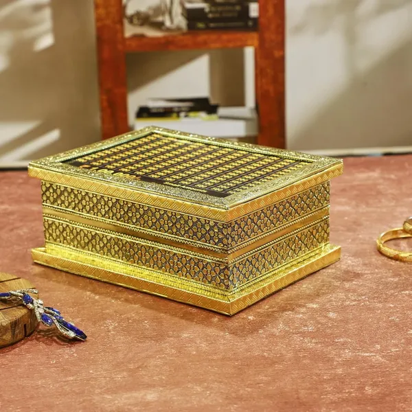 Golden_Metallic_Savings_Bank_Box_with_Rupee_Denominations