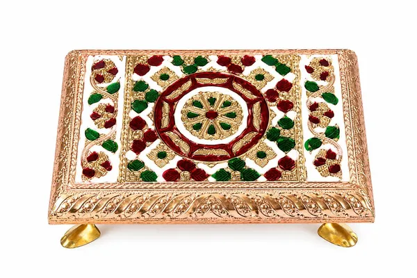 Multicolour_Meenakari_Work_Decorative_Dry_Fruit_Box_with_Brass_Legs