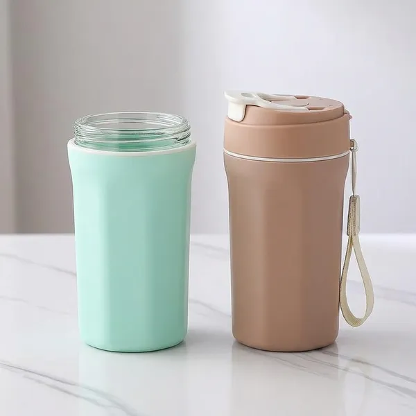 Glass_Sipper_Mug_With_Leak_Proof_Flip_Lid_Wrist_Strap_Hot_Cold_Coffee_Juice_Milk_Tumbler_Portable_Travel_Office_Use_Cup_For_Men_Women_Multi_1_Pack_Of_2
