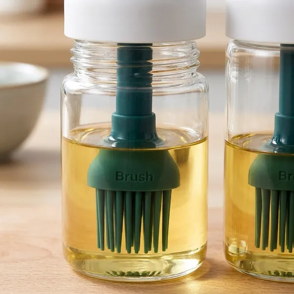 Oil_Dispenser_Bottle_With_Silicone_Brush_Clear_Glass_230ml_Bpa_Free_Dishwasher_Safe_Shatter_Resistant_Pack_Of_2