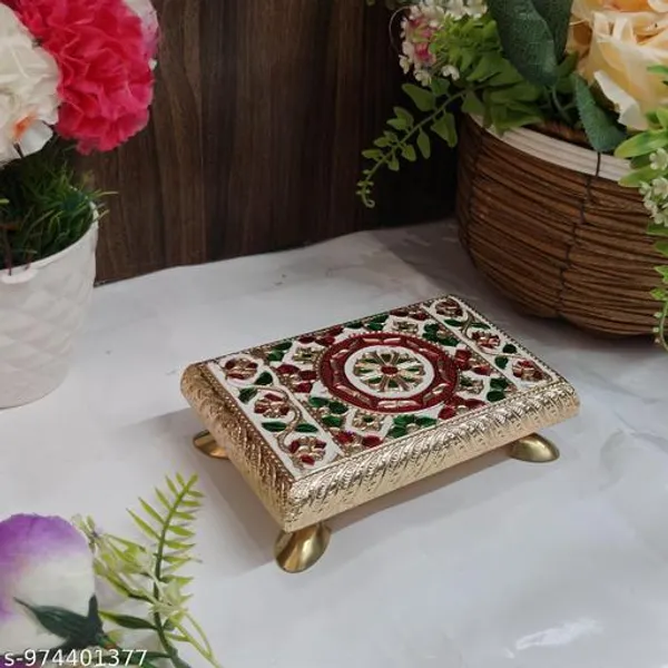 6x4_Inch_Meenakari_Puja_Chowki