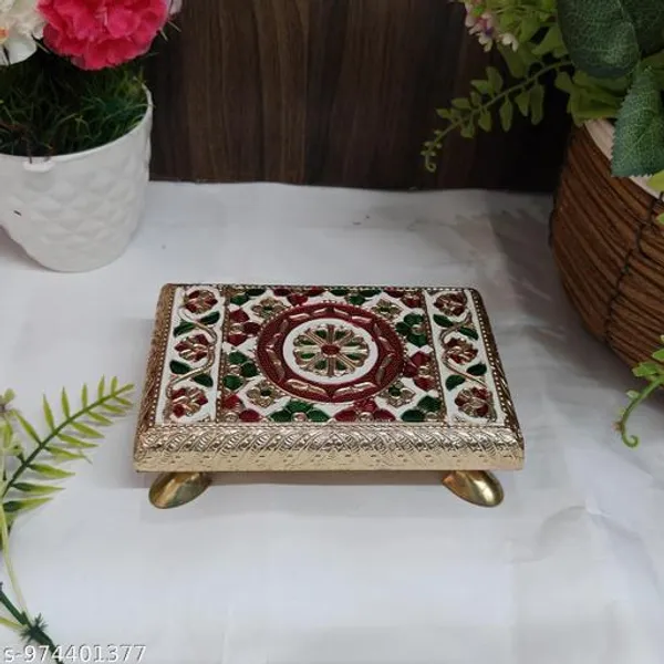 6x4_Inch_Meenakari_Puja_Chowki