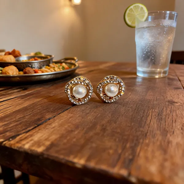 Gold_Stainless_Steel_Pearl_Crystal_Halo_Stud_Earrings_For_Women
