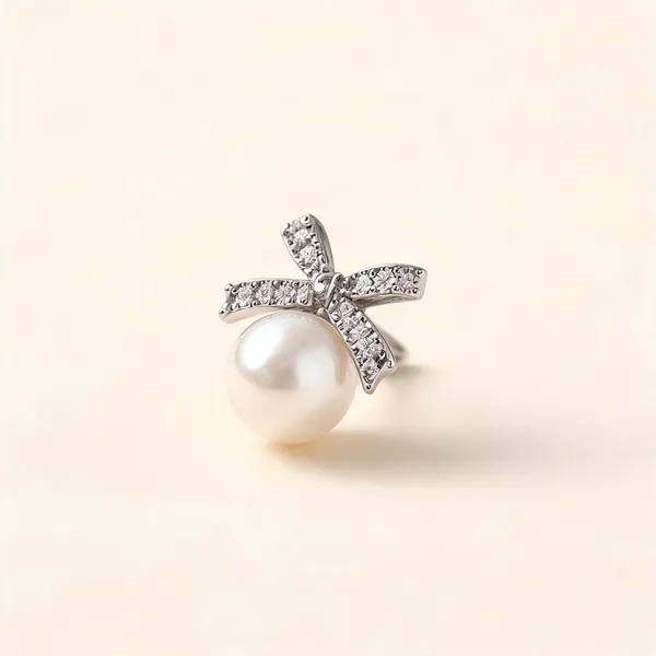 Pearl_Crystal_Bow_Stud_Earrings_For_Women